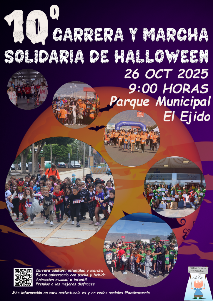 Carrera y marcha solidaria de halloween